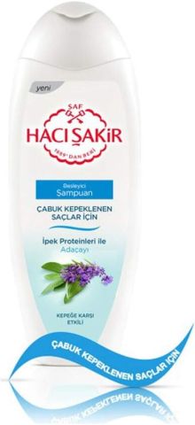 Hacı Şakir Adaçayı Kepeklenen Saçlar İçin Şampuan 500 ml