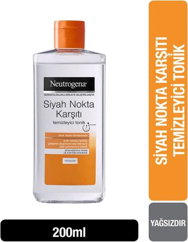 Neutrogena Siyah Nokta Karşıtı Temizleyici Tonik 200 ml