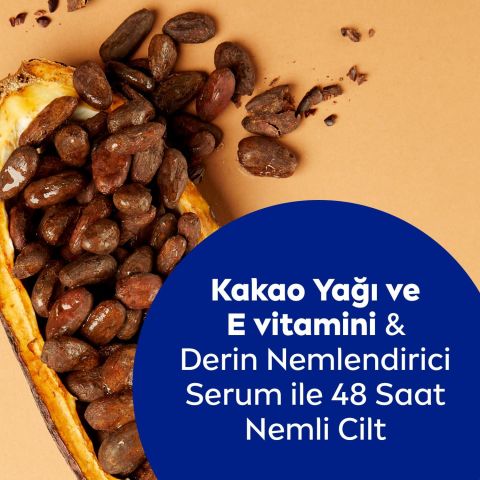 NIVEA El Ve Vücut Bakım Kremi Cocoa Butter 400ml Nemlendirici Serum E Vitamini