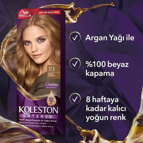 Wella Koleston Intense Saç Boyası Fındık Kabuğu 7/3