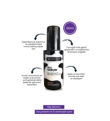 Morfose Milk Therapy Keratin Saç Serumu 100 ml