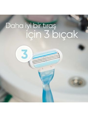 Gillette Venüs Smooth Kadın Tıraş Bıçağı 4'lü Yedek