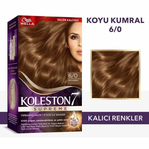 Wella Koleston Supreme 6/0 Koyu Kumral Saç Boyası