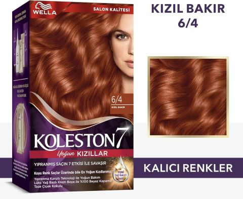 Wella Koleston Supreme Kit 6/4 Kızıl Bakır