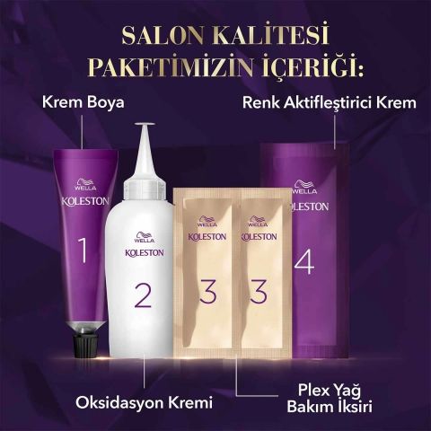 Wella Koleston Supreme Saç Boyası 6/74 Koyu Amber Kumral