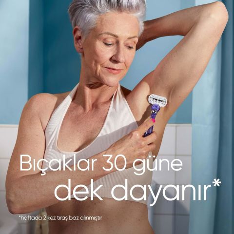 Gillette Venus Deluxe Smooth Swirl Kadın Tıraş Makinesi + Yedek Başlık