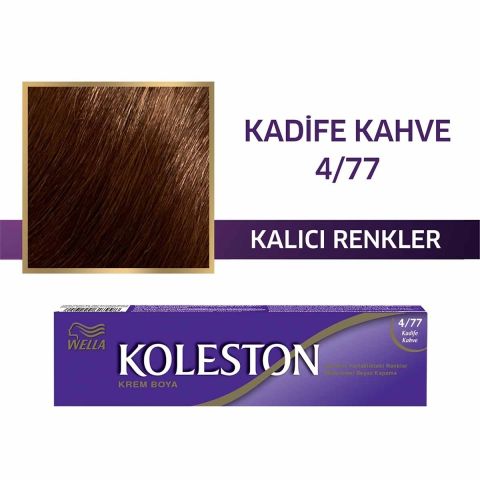 Wella Koleston Tüp Boya 4/77 Kadife Kahve