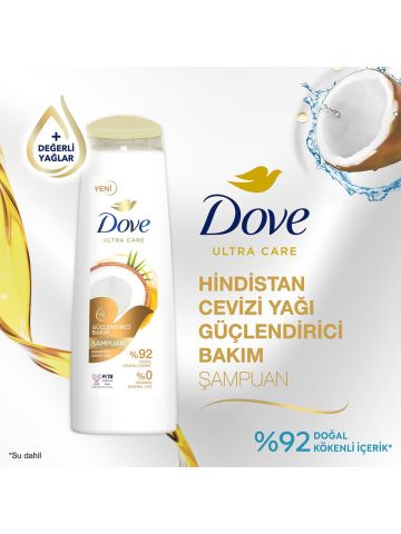 Dove Ultra Care Hindistan Cevizi Yağı Saç Bakım Şampuanı 400 ml