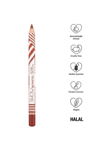 Pastel Lip Liner Long Lasting Dudak Kalemi No:213