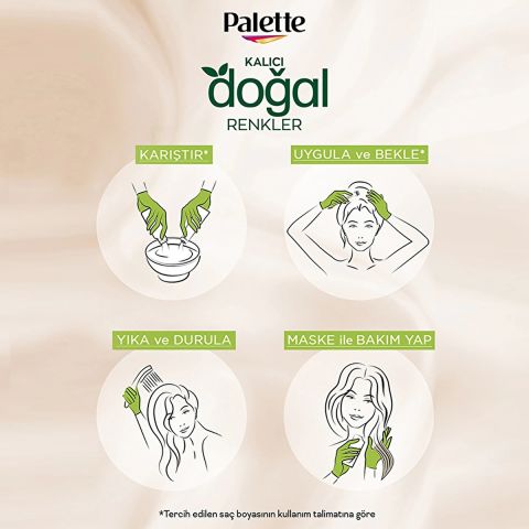 Palette Kalıcı Doğal Renkler Saç Boyası 10-4 Papatya