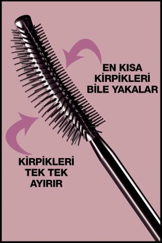 Maybelline New York Lash Sensational Waterproof Suya Dayanıklı Yelpaze Etkili Siyah Maskara