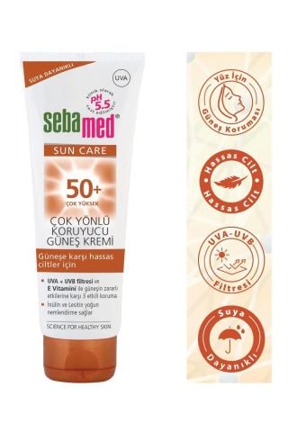 Sebamed Sun Spf 50 Çok Yönlü Koruyucu Güneş Kremi 75ml