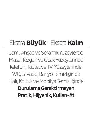 Sleepy Easy Clean Lilyum Buketi Yüzey Temizlik Havlusu 100 Yaprak