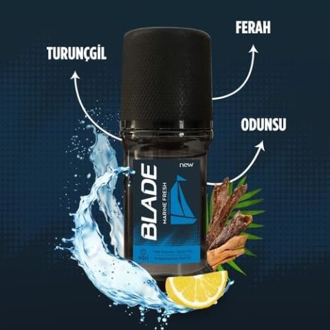 Blade Marine Fresh Roll On 50 Ml