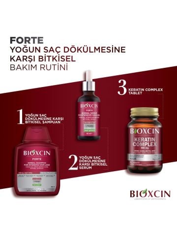 Bioxcin Forte Yoğun Saç Dökülmesine Karşı Bitkisel Serum 3x50ml
