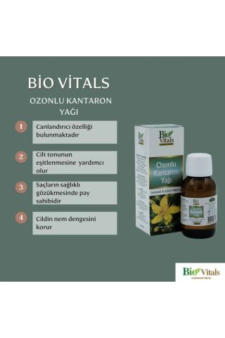 Bio Vitals OZONLU KANTARON Cilt Bakım Yağı 50 ML