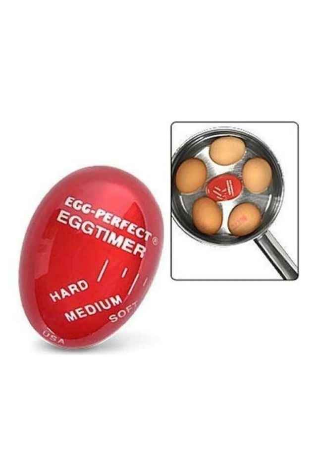 Dublör Yumurta Zamanlayıcı Egg Timer Pişirme Haşlama Süresi Aparatı Zaman Ayarlama Göstergesi