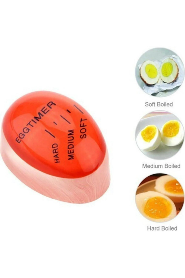 Dublör Yumurta Zamanlayıcı Egg Timer Pişirme Haşlama Süresi Aparatı Zaman Ayarlama Göstergesi