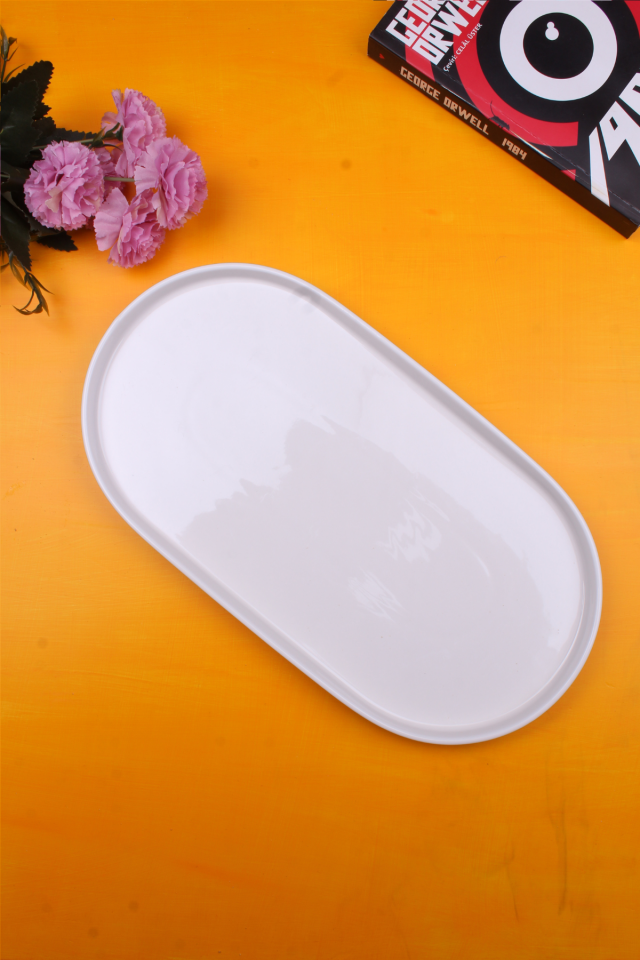 Pure Oval Kahvaltı ve Servis Tabağı 33 cm 1 Adet