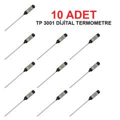 Dijital Termometre TP3001 -50 - 300°C - Problu Gıda Termometresi 10 Adet