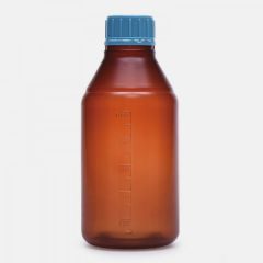 Şişe - Iso - Vida Kapaklı - Orta Boyun - P.P - Amber - 250ml