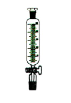 Silindirik DAMLATMA HUNİSİ - Dereceli  TEFLON musluklu 500