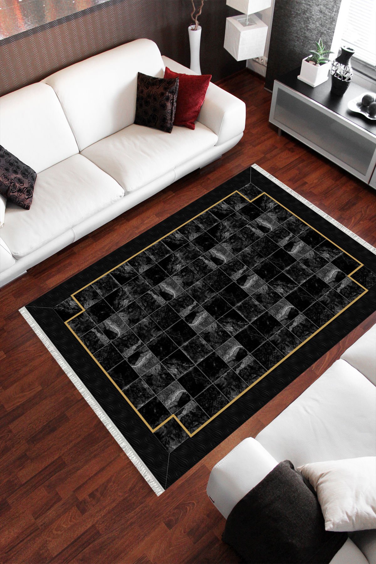 Homier Westa Kalitesi Yıkanabilir Kaymaz Taban Kilim Ve Yolluk H-MD-0121A