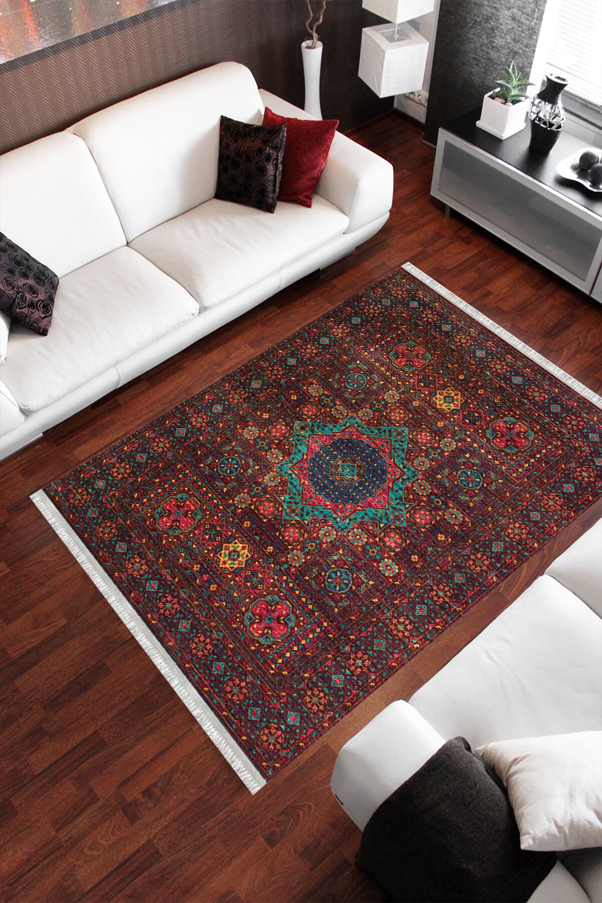 Homier Westa Kalitesi Yıkanabilir Kaymaz Taban Kilim Ve Yolluk H-OT-4148A