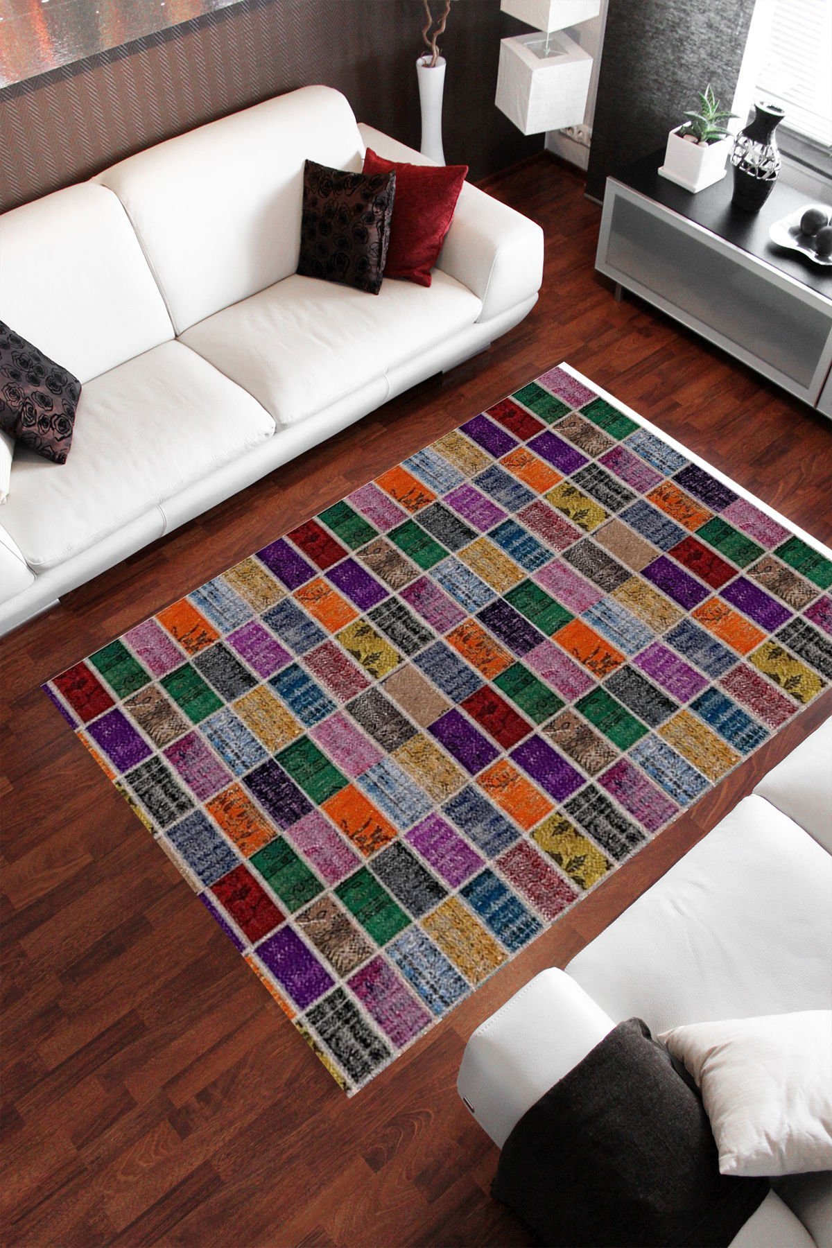 Homier Cotton Kalitesi Yıkanabilir Kaymaz Taban Kilim Ve Yolluk H-PW-8007A