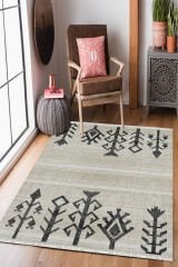 Homier Cotton Kalitesi Yıkanabilir Kaymaz Taban Kilim Ve Yolluk H-OT-4212A