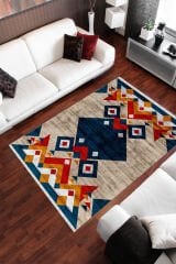 Homier Cotton Kalitesi Yıkanabilir Kaymaz Taban Kilim Ve Yolluk H-OT-4214A