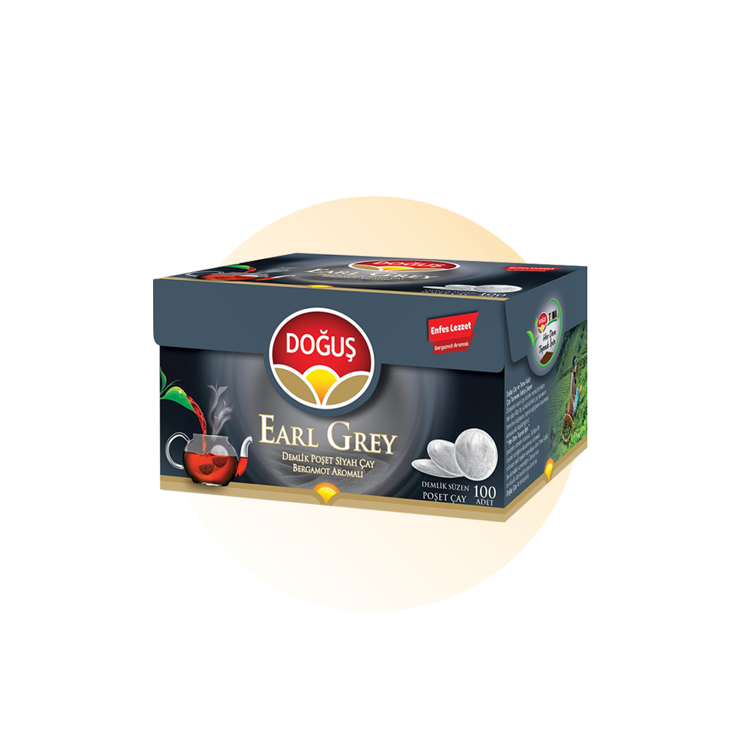 Doğuş Earl Grey 100'lü Demlik Poşet Çay
