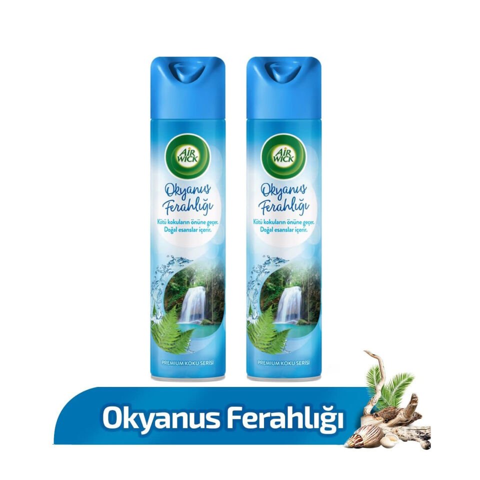Air Wick Aerosol 2'li Okyanus Ferahlığı 2x300 ML