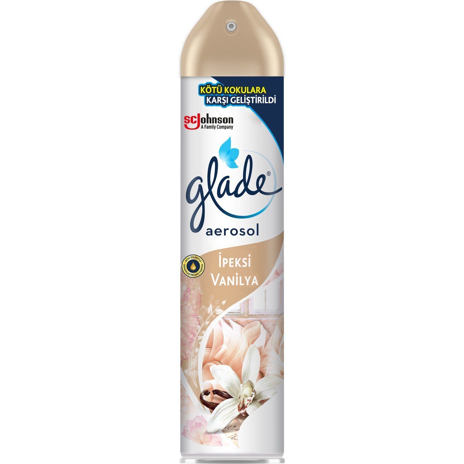 Glade Aerosol İpeksi Vanilya 300 ml