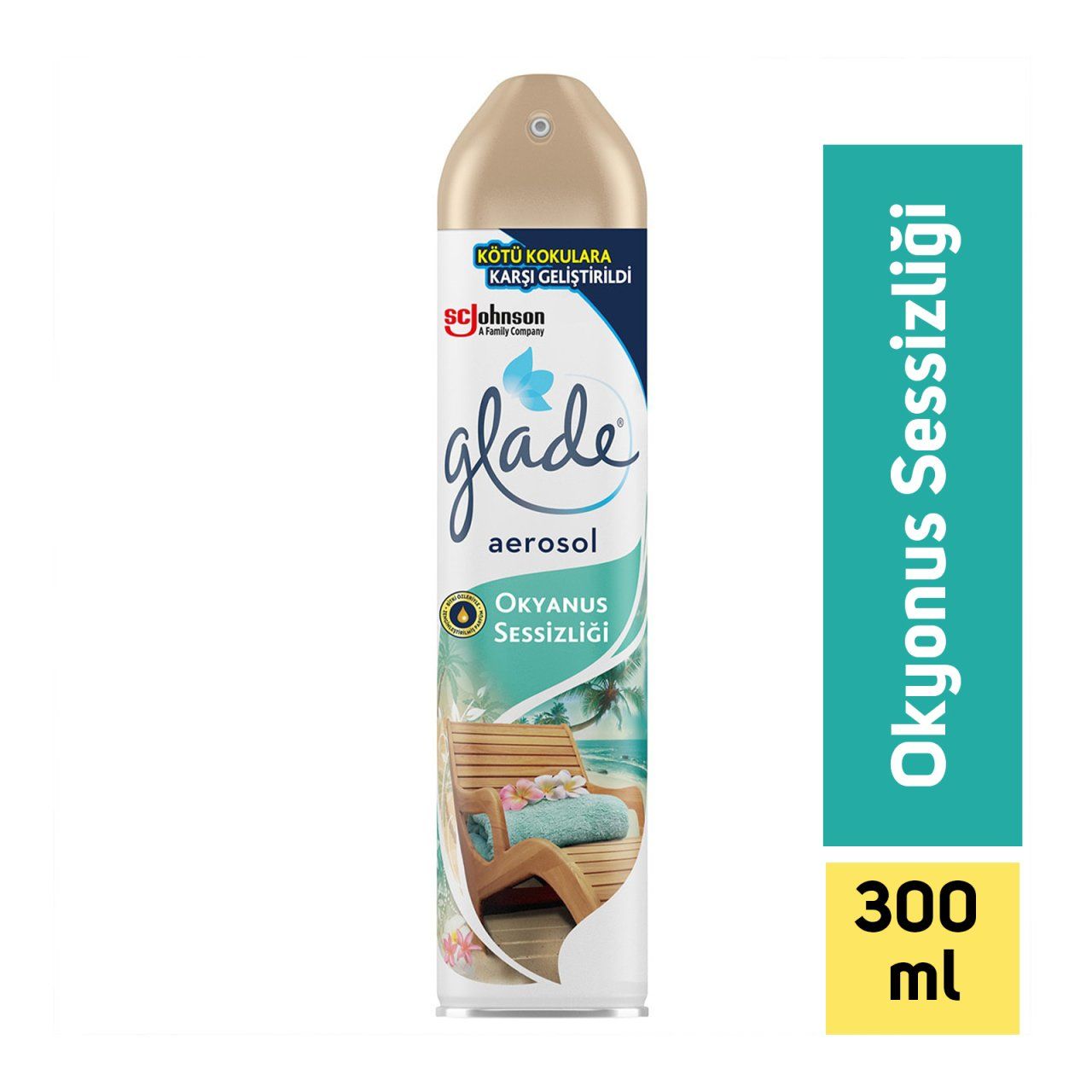Glade Hava Tazeleyici Aerosol Oda Kokusu Okyanus Sessizliği 300ml