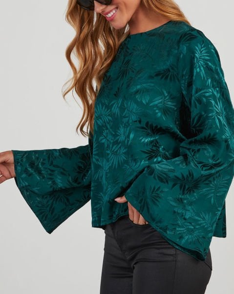 TEAL BLOUSE