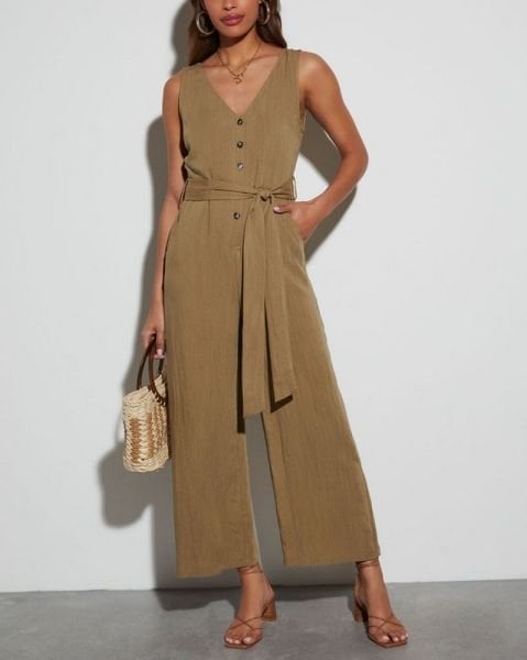 OLIVE JUMPSUIT