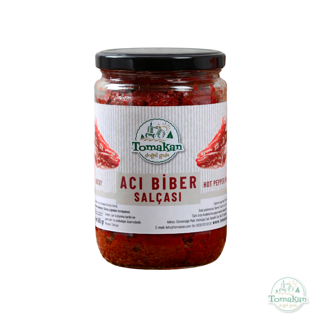 Yöresel Acı Biber Salçası (660gr)