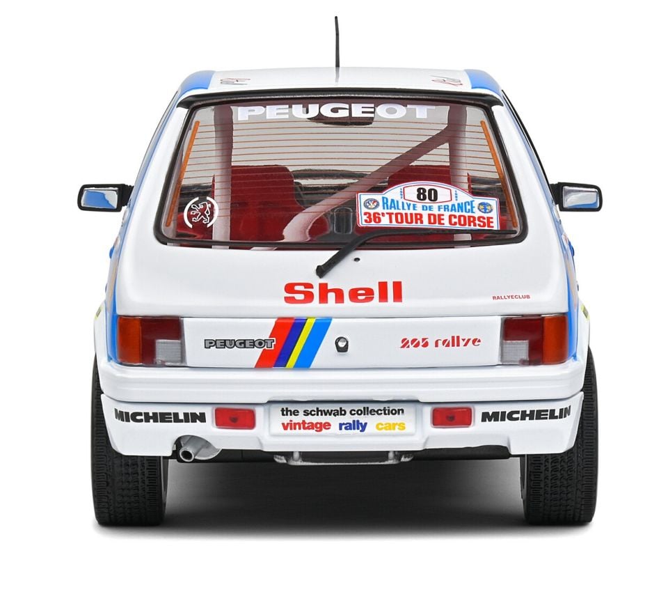 SOLIDO PEUGEOT 205 RALLYE 1,9L  1190 1:18