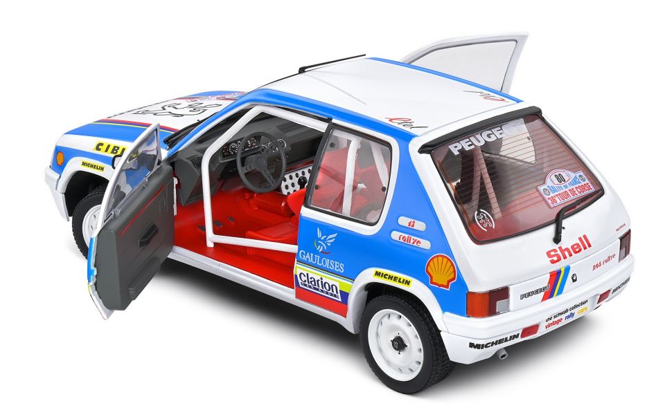 SOLIDO PEUGEOT 205 RALLYE 1,9L  1190 1:18 (S1801716)