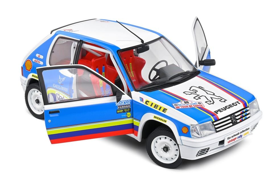 SOLIDO PEUGEOT 205 RALLYE 1,9L  1190 1:18