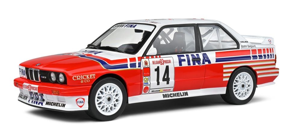 SOLIDO BMW E30 M3 BELGIUM PROCAR 1993 1:18