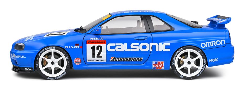 SOLIDO NISSAN GT-R (R34) STREETFIGHTER CALSONIC TRIBUTE 2000 1:18