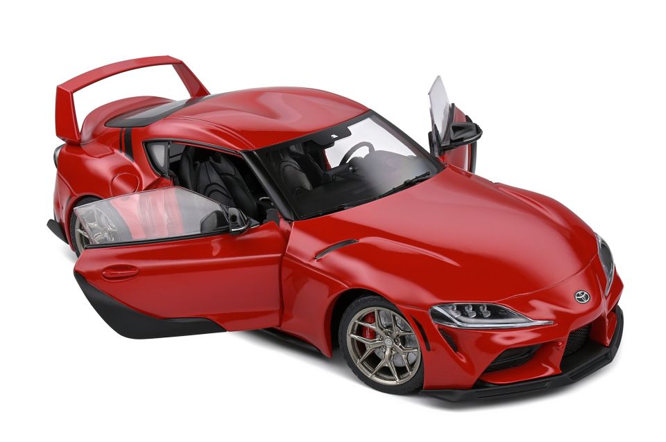 SOLIDO TOYOTA GR SUPRA STREETFIGHTER PROMINANCE RED 2023 1:18