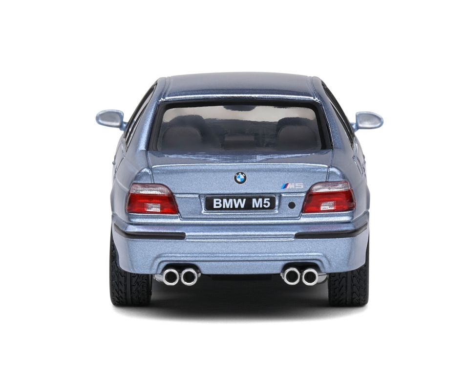 SOLIDO BMW M5 E39 SILVER WATER BLUE 2000 1:43