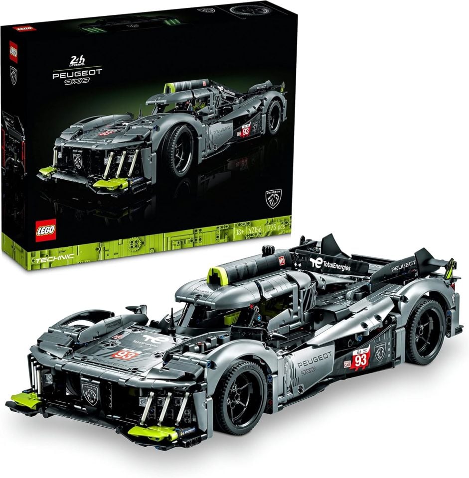 LEGO TECHNIC PEUGEOT 9X8 24H LE MANS HYBRID HYPERCAR (42156)