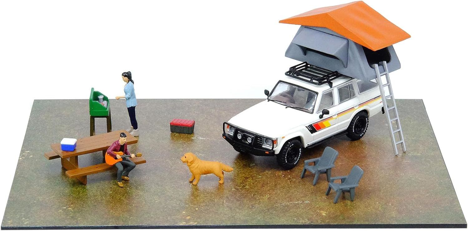 INNO 64 CAR CAMPING DIORAMA SET 1:64