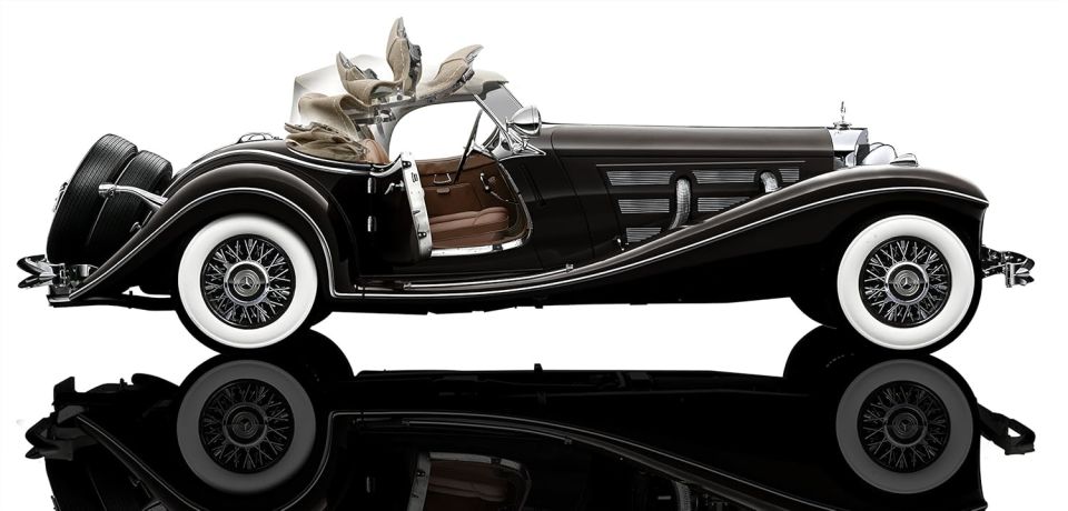 BAUER 1:12 1934 MERCEDES BENZ 500K SPEZİAL ROADSTER (S018Hs)