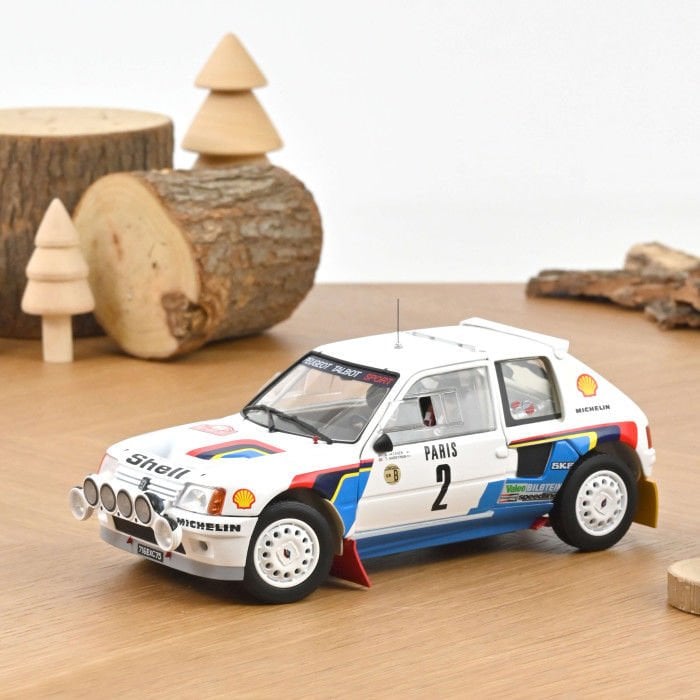 NOREV PEUGEOT 205 T16 1985 MONTE CARLO RALLY 2 ARI VATANEN 1:18 (184864)