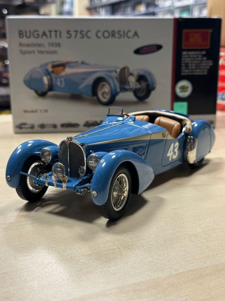 CMC BUGATTI 57SC CORSICA 1938 LIMITED EDITION M-129 1:18